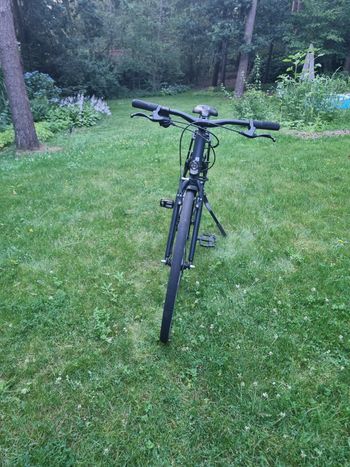 Gebrauchtes Elops Stadsfiets Voor Lange Afstanden 500 2024 Urban, Schwarz — Bild 5 von 9