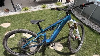 CUBE STEREO HYBRID ONE44 HPC, AT 800 2025 2025 Mountainbike de segunda mano, Azul — imagen 2 de 6