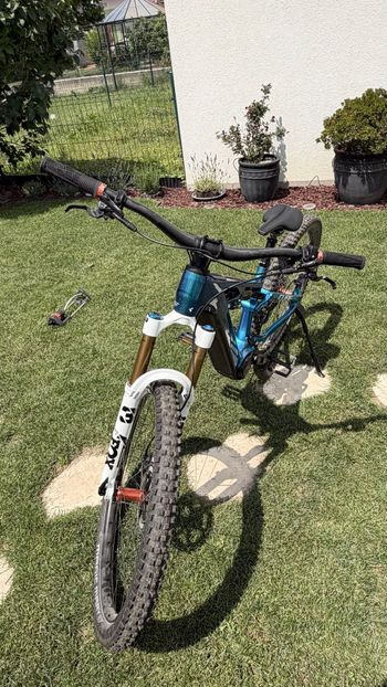 CUBE STEREO HYBRID ONE44 HPC, AT 800 2025 2025 Mountainbike de segunda mano, Azul — imagen 6 de 6