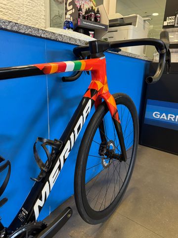 Gebrauchtes Merida Scultura Shimano Ultegra Di2 2024 Road & Gravel, Orange — Bild 4 von 6