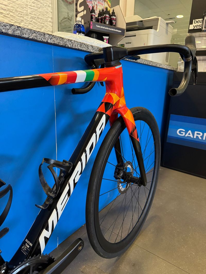 Gebrauchtes Merida Scultura Shimano Ultegra Di2 2024 Road & Gravel, Orange — Bild 4 von 6