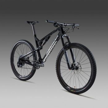 Used ROCKRIDER 29" Full Suspension Carbon Mountain Bike XC 920 S LTD SRAM GX AXS 2024 2024 Mountainbike, Black, 29 — image 4 of 6