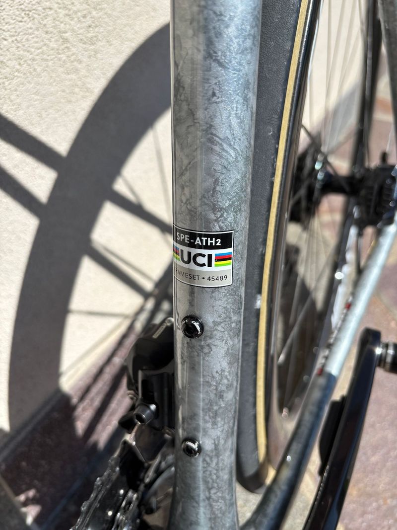 Used Specialized S-Works Aethos 2 Frameset 2026 Frameset 2026 Road & Gravel, Light Gray — image 7 of 7