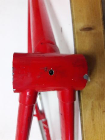 Used Fausto Coppi COLUMBUS THRON Doppio Spessore Frameset 1995 Road & Gravel, Red — image 3 of 3