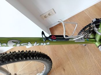 Gebrauchtes Gary Fischer Aquila, Chromoly Frame, 1998, Groep Shimano 85, Remme Dia Compe DP7, Rockshok XC Jett 1998 Mountainbike, Grün — Bild 5 von 17