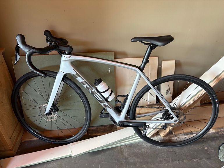 Used Trek Domane SL 5 2021 2021 Road & Gravel, Light Gray — image 1 of 3