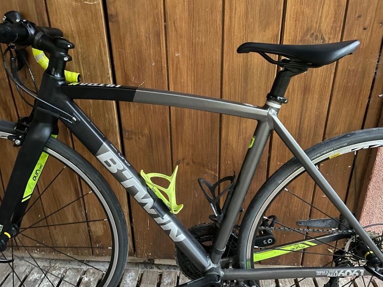 Used B’TWIN Second Hand Road Bike Ultra 900 AF - / 2020 2020 Road & Gravel, Light Gray — image 3 of 14
