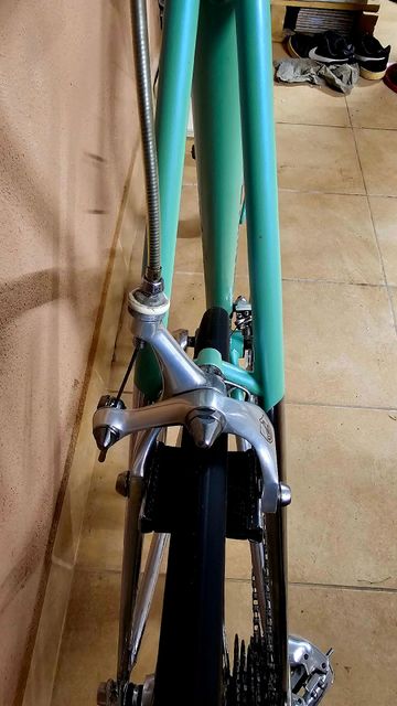 Used Bianchi Custom Campagnolo Record 1990 Road & Gravel, Blue — image 13 of 16
