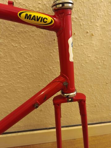 Gebrauchtes Barale Custom Frameset 1978 Road & Gravel, Rot — Bild 16 von 18
