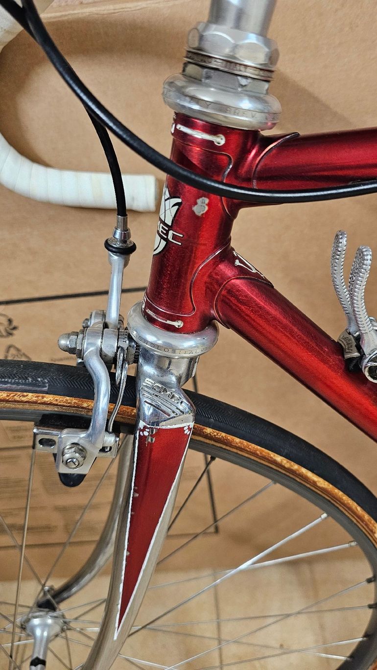 Gebrauchtes Somec Custom Campagnolo Super Record 1985 Road & Gravel, Rot — Bild 21 von 31