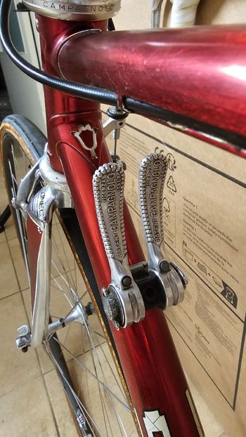 Gebrauchtes Somec Custom Campagnolo Super Record 1985 Road & Gravel, Rot — Bild 25 von 31