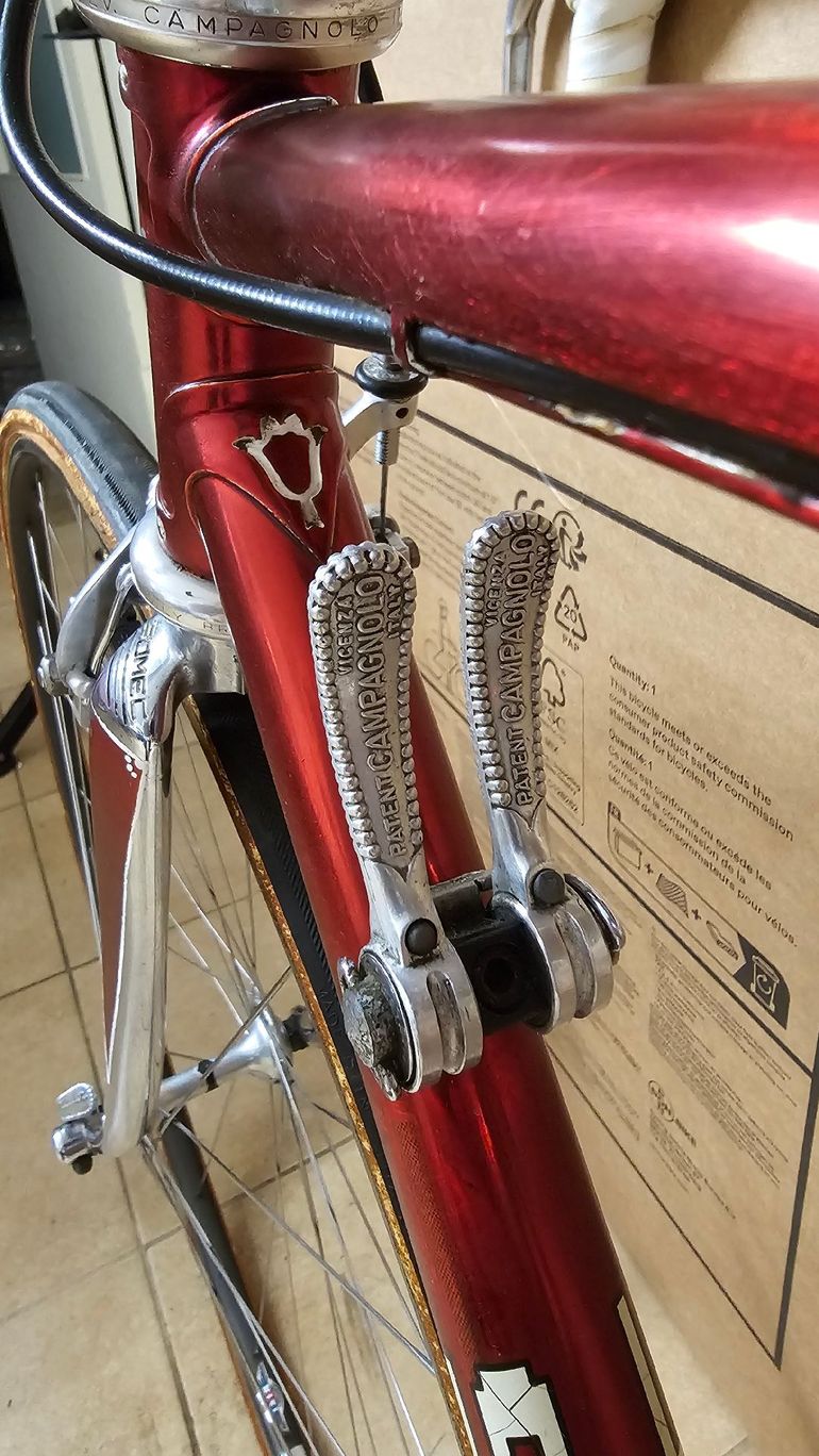 Gebrauchtes Somec Custom Campagnolo Super Record 1985 Road & Gravel, Rot — Bild 25 von 31