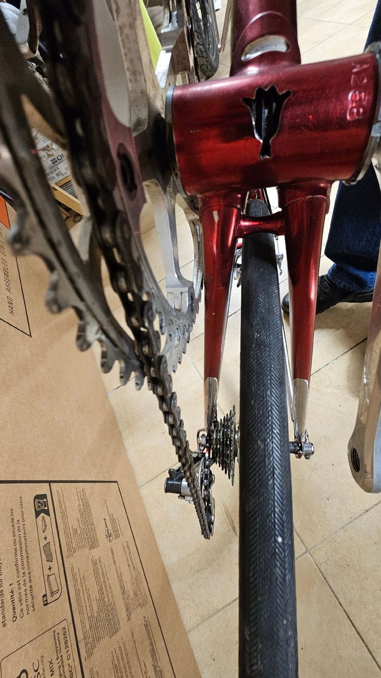 Gebrauchtes Somec Custom Campagnolo Super Record 1985 Road & Gravel, Rot — Bild 31 von 31