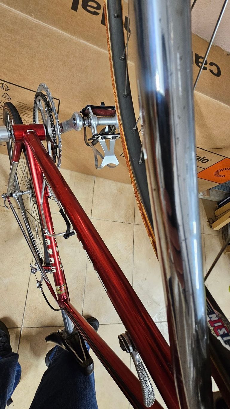 Gebrauchtes Somec Custom Campagnolo Super Record 1985 Road & Gravel, Rot — Bild 30 von 31