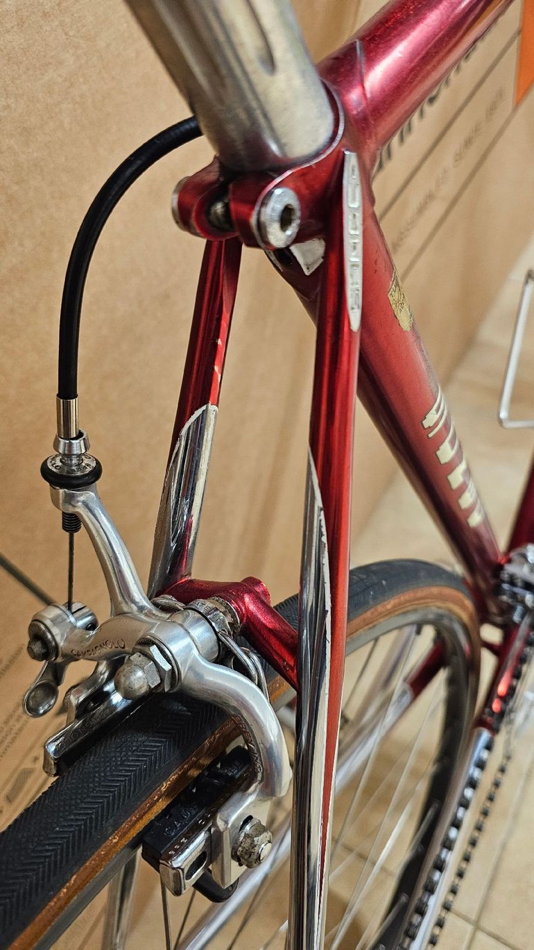 Gebrauchtes Somec Custom Campagnolo Super Record 1985 Road & Gravel, Rot — Bild 13 von 31