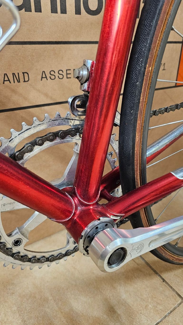 Gebrauchtes Somec Custom Campagnolo Super Record 1985 Road & Gravel, Rot — Bild 23 von 31