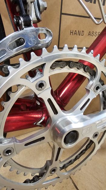 Gebrauchtes Somec Custom Campagnolo Super Record 1985 Road & Gravel, Rot — Bild 12 von 31