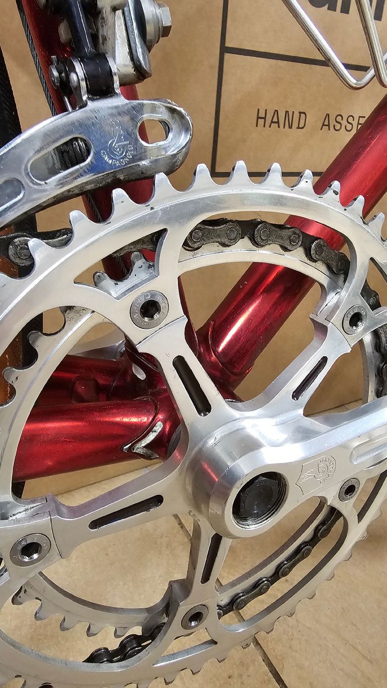 Gebrauchtes Somec Custom Campagnolo Super Record 1985 Road & Gravel, Rot — Bild 12 von 31