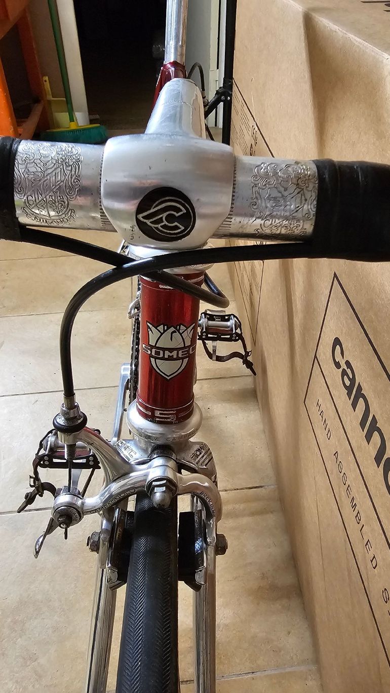 Gebrauchtes Somec Custom Campagnolo Super Record 1985 Road & Gravel, Rot — Bild 18 von 31