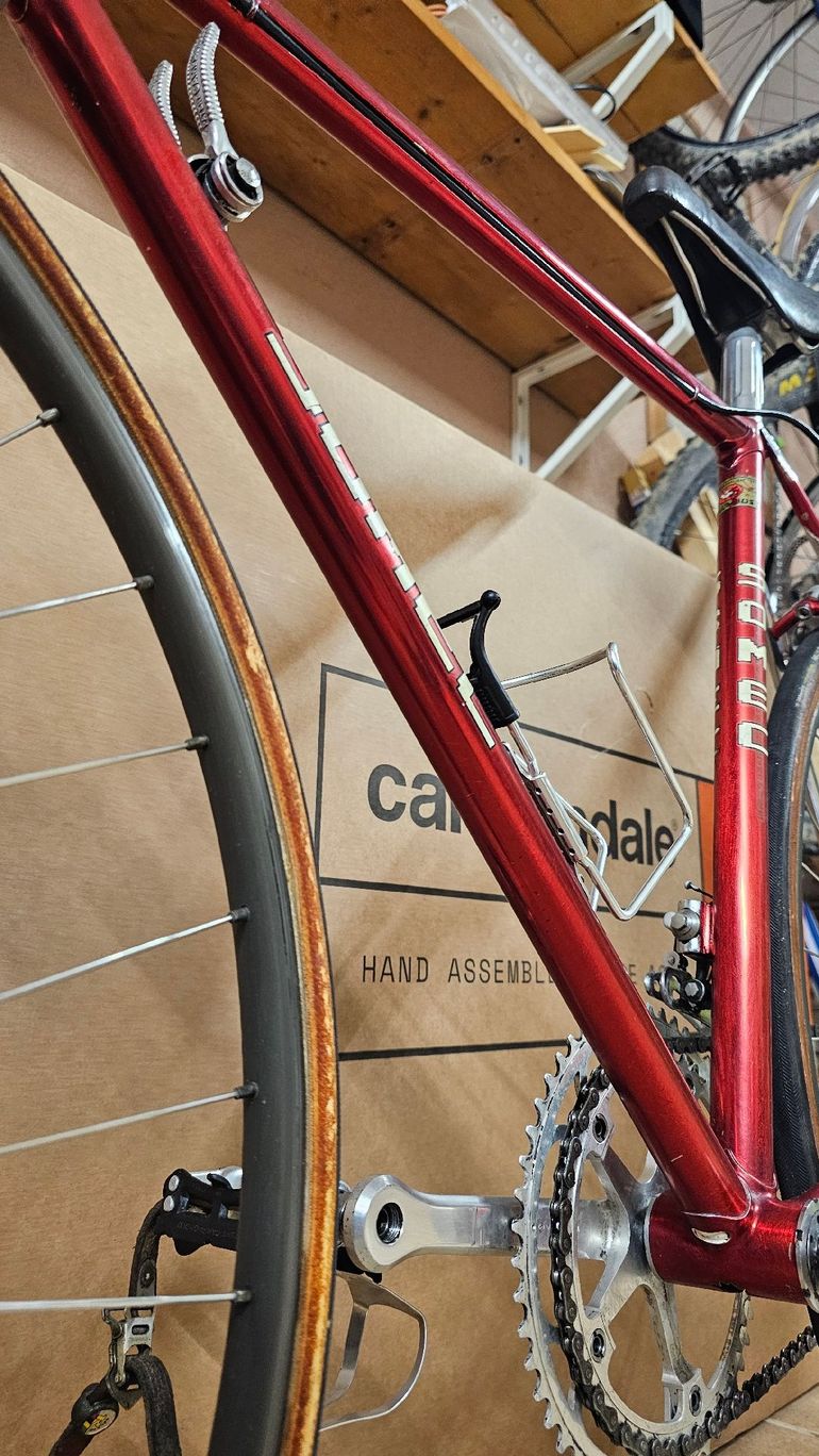 Gebrauchtes Somec Custom Campagnolo Super Record 1985 Road & Gravel, Rot — Bild 24 von 31