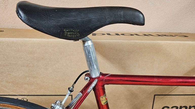 Gebrauchtes Somec Custom Campagnolo Super Record 1985 Road & Gravel, Rot — Bild 15 von 31