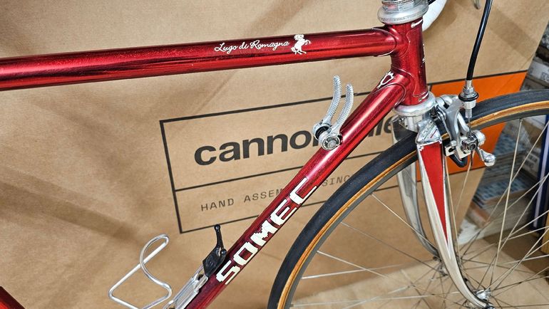 Gebrauchtes Somec Custom Campagnolo Super Record 1985 Road & Gravel, Rot — Bild 5 von 31