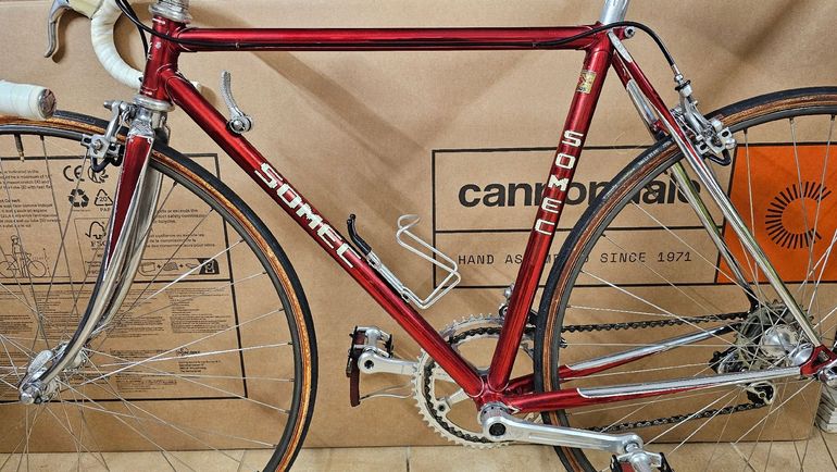 Gebrauchtes Somec Custom Campagnolo Super Record 1985 Road & Gravel, Rot — Bild 20 von 31