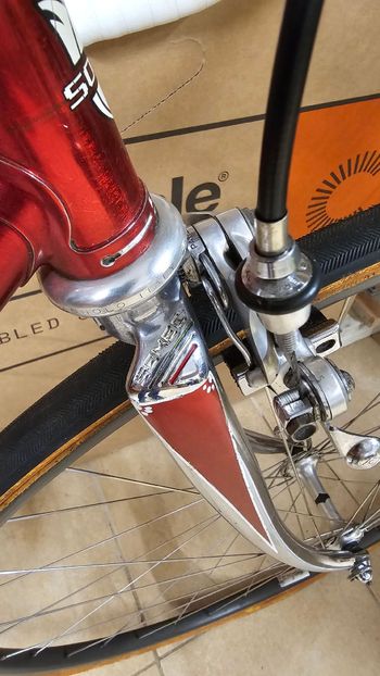 Gebrauchtes Somec Custom Campagnolo Super Record 1985 Road & Gravel, Rot — Bild 11 von 31