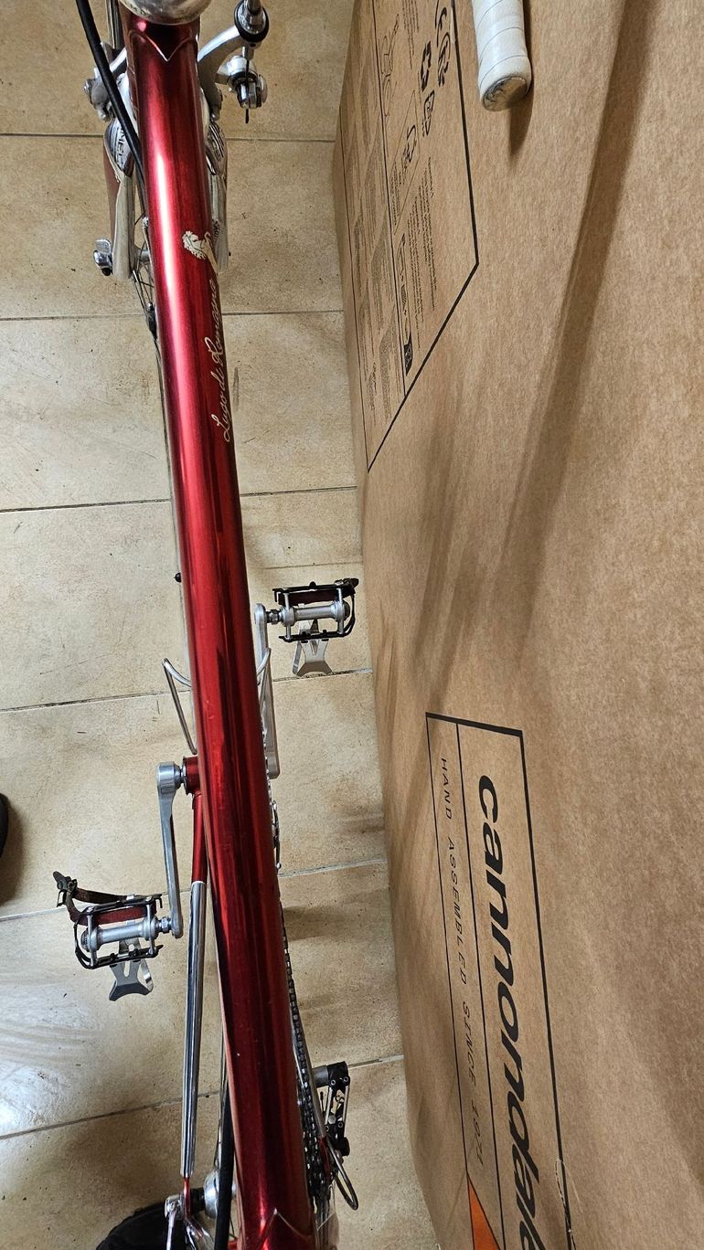 Gebrauchtes Somec Custom Campagnolo Super Record 1985 Road & Gravel, Rot — Bild 29 von 31