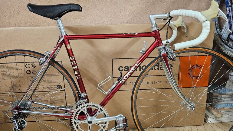 Gebrauchtes Somec Custom Campagnolo Super Record 1985 Road & Gravel, Rot — Bild 9 von 31