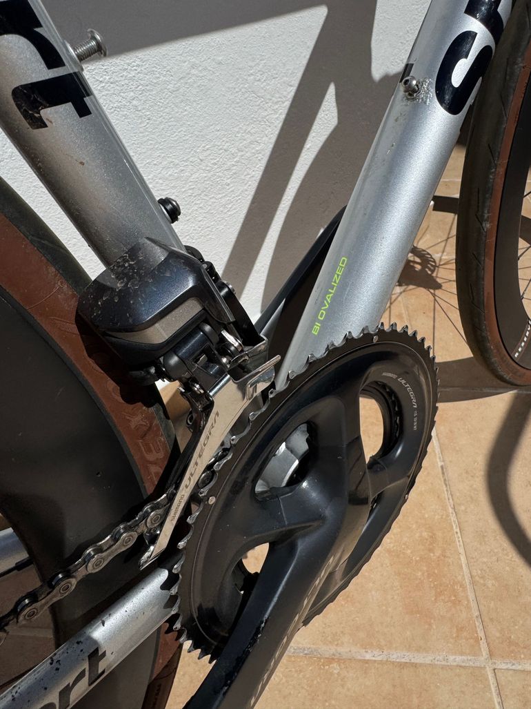 Standert, Kreissäge RS Silver Dagger Shimano Ultegra Di2 11s 2022 2022 Road & Gravel de segunda mano, Gris claro — imagen 6 de 9