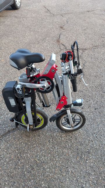 Used AMERICAN Bici pieghevole 2024 Urban, Light Gray — image 3 of 5