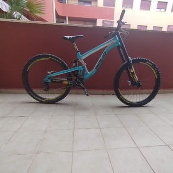 Used Solid Custom SRAM X01 DH 2019 Mountainbike, Blue — image 3 of 6