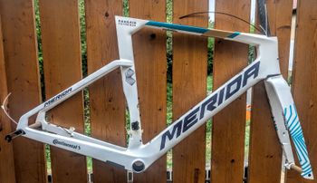 Used Merida Reacto Team 2025 Frameset 2025 Road & Gravel, White — image 2 of 3