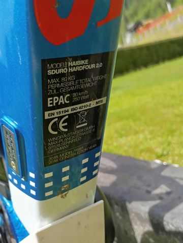 Haibike Sduro 2018 Youth usato, Blu — immagine 7 di 8