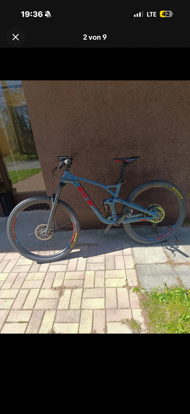 GT Full-Suspension Mountainbike Custom Shimano XTR 2022 Mountainbike de segunda mano, Azul — imagen 1 de 3