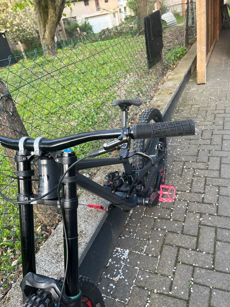 Used Commencal Custom SRAM GX Eagle 2021 Mountainbike, Light Gray — image 7 of 7