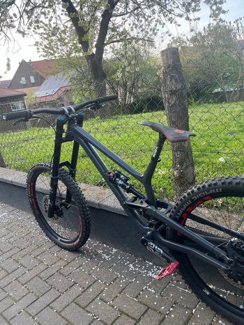 Used Commencal Custom SRAM GX Eagle 2021 Mountainbike, Light Gray — image 5 of 7