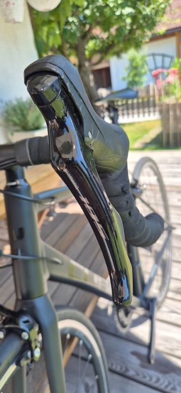 CUBE Attain Shimano 105 2020 Road & Gravel usato, Nero — immagine 9 di 10