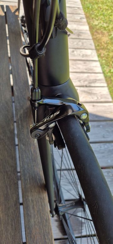 CUBE Attain Shimano 105 2020 Road & Gravel usato, Nero — immagine 7 di 10