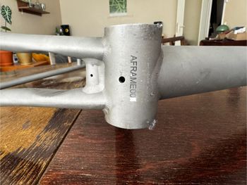 Used Aframe Custom Frameset 2023 Road & Gravel, Light Gray — image 7 of 8