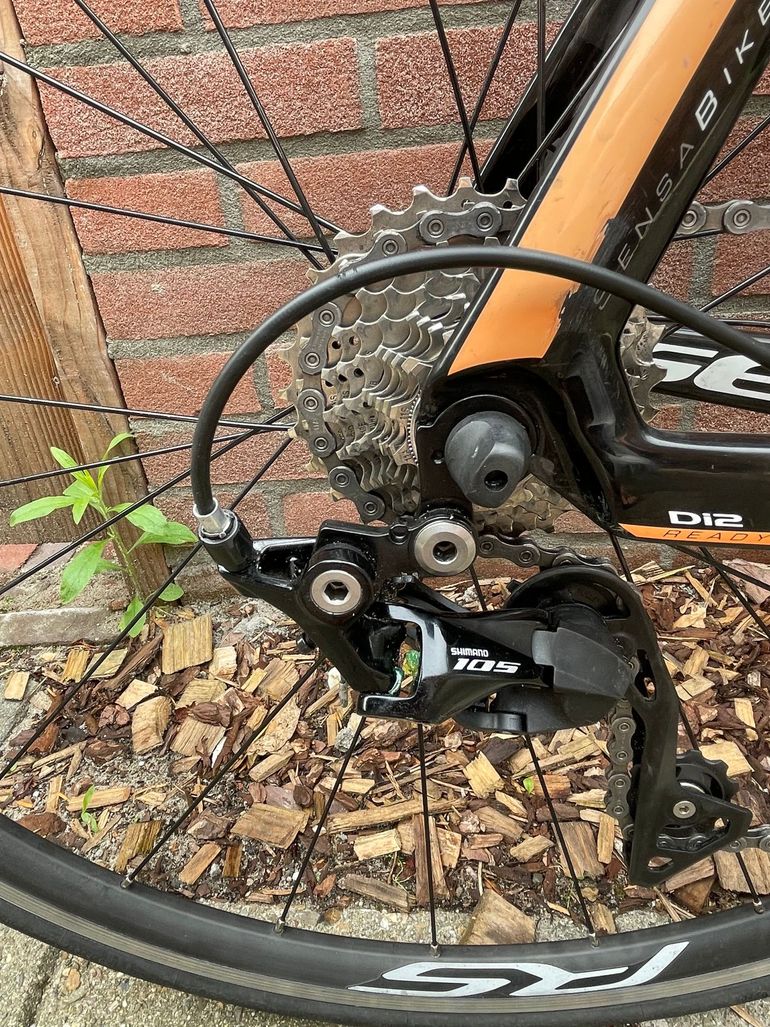 Sensa Calabria Di2 2018 Road & Gravel usato, Nero — immagine 3 di 6