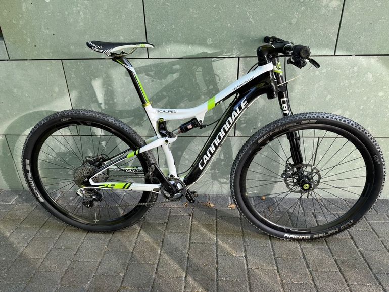 Used Cannondale 29 Carbon Team Factory Racing 2014 Mountainbike, White — image 2 of 20