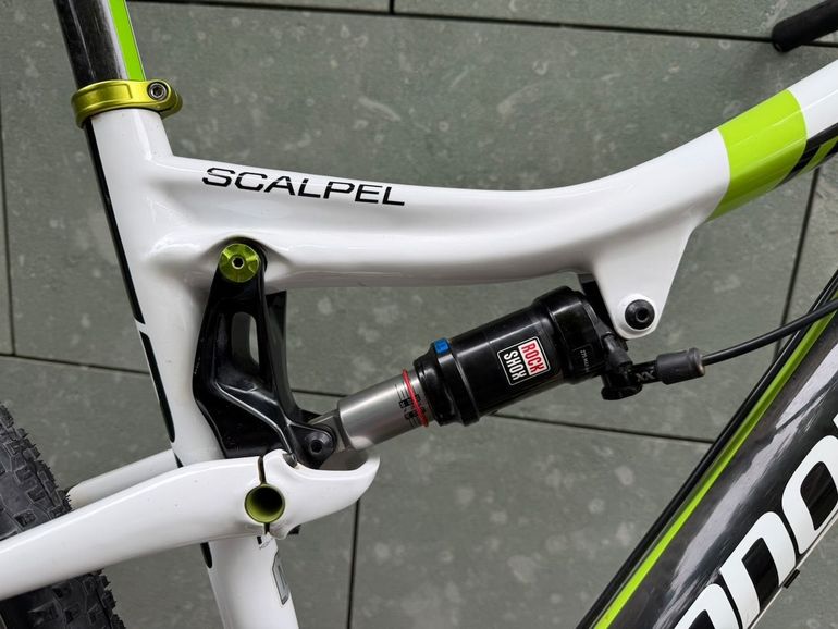 Used Cannondale 29 Carbon Team Factory Racing 2014 Mountainbike, White — image 5 of 20