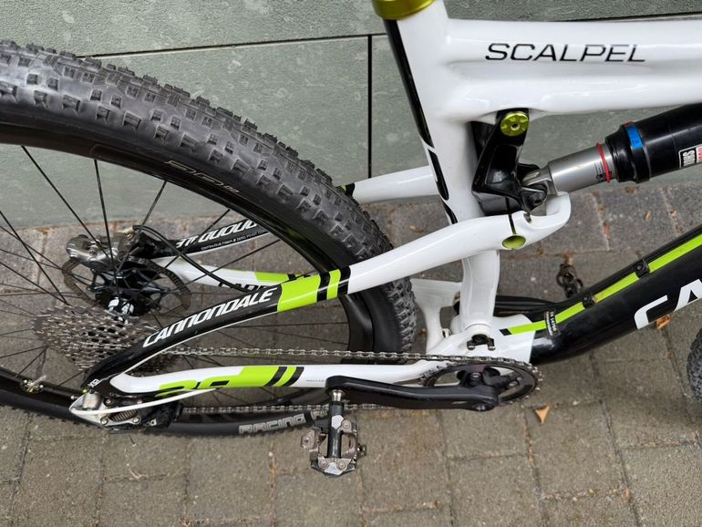 Used Cannondale 29 Carbon Team Factory Racing 2014 Mountainbike, White — image 6 of 20