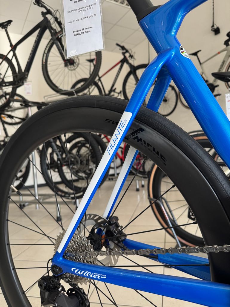 Used Wilier Filante SL SHIMANO ULTEGRA Di2 R8170 2X12S 2025 2025 Road & Gravel, Blue — image 4 of 7