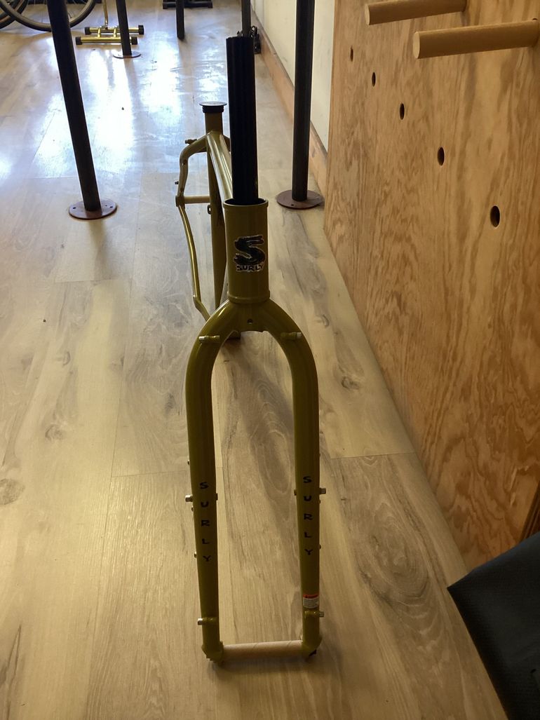 Used Surly Krampus Frameset 2024 Frameset 2024 Mountainbike, Green, 29 — image 5 of 6