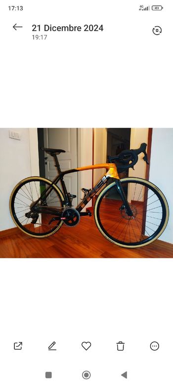 Used Trek Emonda SRAM Rival eTap AXS 2022 Road & Gravel, Orange — image 2 of 3