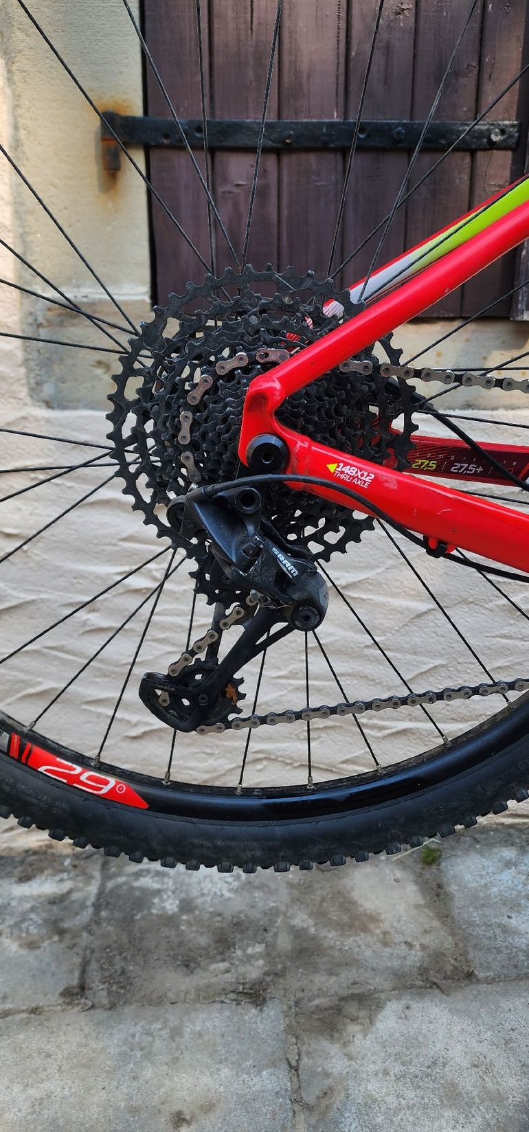 Gebrauchtes ROCKRIDER Custom SRAM GX Eagle 2020 Mountainbike, Rot — Bild 3 von 7