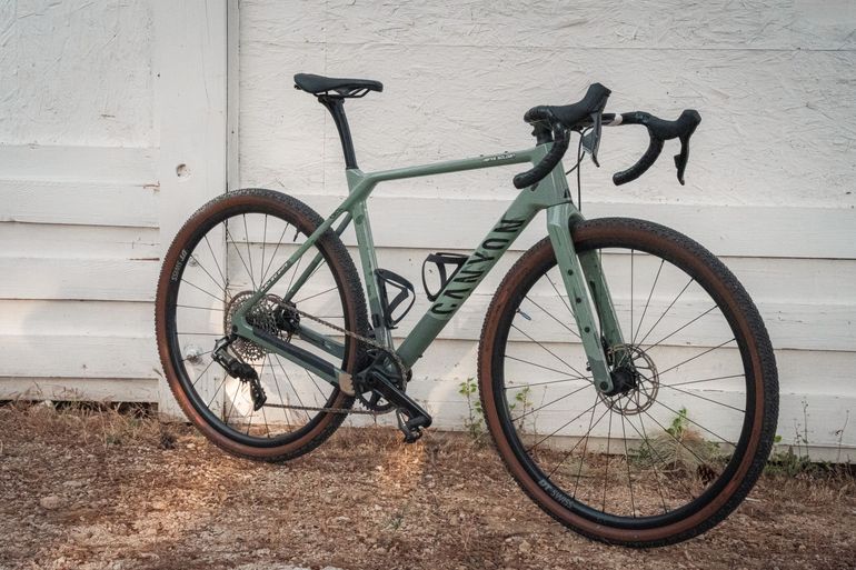 Used Canyon Grizl CF SL 7 eTap 2024 2024 Road & Gravel, Green — image 1 of 14